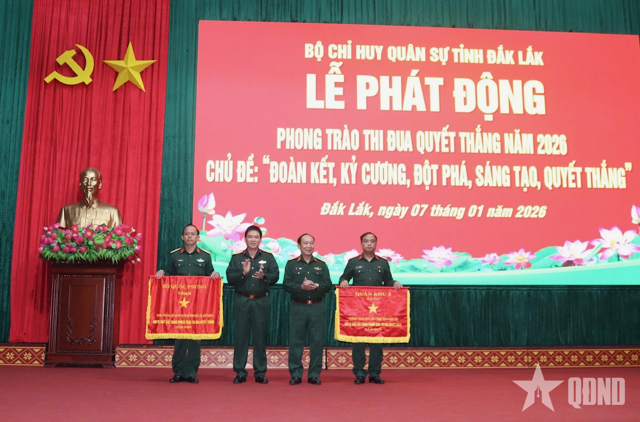 Bộ CHQS tỉnh Đắk Lắk thi đua xây dựng “quân nhân số”